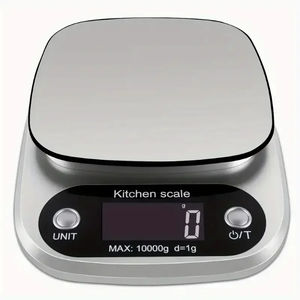 Balance de cuisine numérique en gros 10 kg, électronique, portable, intelligente, pour bijoux, aliments, pâtisserie, outil de mesure multifonction avec écran LCD - Product Image 5