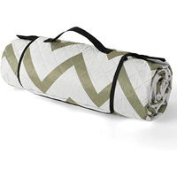 Couverture de pique-nique extra large lavable en machine 200x200cm, imperméable, en tissu Oxford 210D, tapis de camping pour la plage et la randonnée