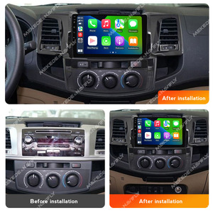MEKEDE MS ระบบนำทาง GPS ระบบแอนดรอยด์ รองรับ Car-play สำหรับรถยนต์ Toyota Fortuner Hilux ปี 2004-2014 พร้อมก<span class=keywords><strong>ล้อ</strong></span>ง 360 องศา ระบบ ADAS และ DVR - Product Image 2
