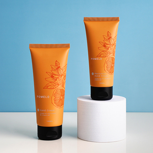 Tubi Morbidi Ricaricabili di Lusso da 50ml 100ml con Stampa Offset <span class=keywords><strong>Arancione</strong></span> per Crema Viso e Mani, Prodotti Skincare e Detergenti Cosmetici - Product Image 2