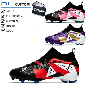 <span class=keywords><strong>Scarpe</strong></span> da <span class=keywords><strong>Calcio</strong></span> Personalizzate con Stampa Geometrica per Terreni Duri, Antiscivolo, Traspiranti e Leggere, OEM/ODM con Logo Personalizzato - Product Image 1