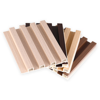 Panneau mural WPC de haute qualité, design grain de bois, plusieurs couleurs disponibles, directement de l'usine