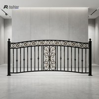 Rampe de protection personnalisée en alliage d'aluminium minimaliste pour balcon d'appartement ou villa, avec design ajouré, à monter soi-même