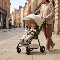Poussette multifonctionnelle 3 en 1 pour bébé, poussette portable à 4 roues, poussette pliable pour bébé nouveau-né