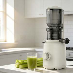 Nouvelle centrifugeuse électrique automatique pour fruits et légumes, <span class=keywords><strong>extracteur</strong></span> de jus lent domestique et commercial - Product Image 1