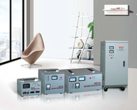 Régulateur de tension automatique monophasé SVC-500VA 220V 80% 100% pour servomoteur, stabilisateur de puissance AVR AC