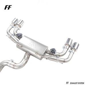 VW GOLF R MK7 MK7.5 7R 7.5R के लिए रेसिंग प्रदर्शन स्टेनलेस स्टील पूर्ण सेट वाल्वट्रॉनिक निकास प्रणाली - Product Image 5