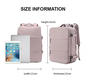 Chất Lượng Cao Kích Thước 40*25*20Cm Du Lịch Ba Lô Với Giày Ngăn Mang Theo Trên Ba Lô Ba Lô Trường Túi Máy Tính Xách Tay Du Lịch Ba Lô - Product Image 5