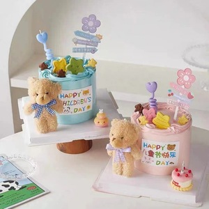 Curved Spiral Thumb Birthday Candle Cake Decoration Colorful Macaron Heart Star Thumbs Up Candle - Product Image 1