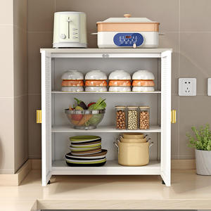 Aparador Estilo Coreano <span class=keywords><strong>Bauhaus</strong></span>, Mueble de <span class=keywords><strong>Cocina</strong></span> de Hierro Forjado de Lujo Ligero, Nuevo Estilo Moderno Minimalista para Sala de Estar - Product Image 2