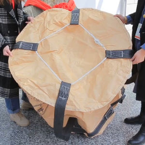 Sacs Jumbo FIBC <span class=keywords><strong>à</strong></span> fond plat antistatiques <span class=keywords><strong>de</strong></span> 1 tonne pour gravier, ciment, céréales, produit en Chine - Product Image 3