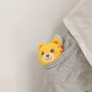 Logo personalizzato Mini 14cm coniglio Panda piccola volpe di plastica giocattolo di peluche schermo che pulisce tasca ornamenti decorativi per la casa per il compleanno - Product Image 2