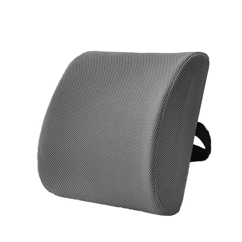 Almohada de soporte Lumbar para asiento de coche de oficina para cama almohada Lumbar de espuma viscoelástica para dormir de lado de la espalda y el estómago