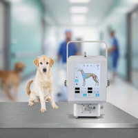 Chien Xray 5.6kw écran LCD Mobile X Ray Machine haute fréquence Portable X Ray Machine Prix