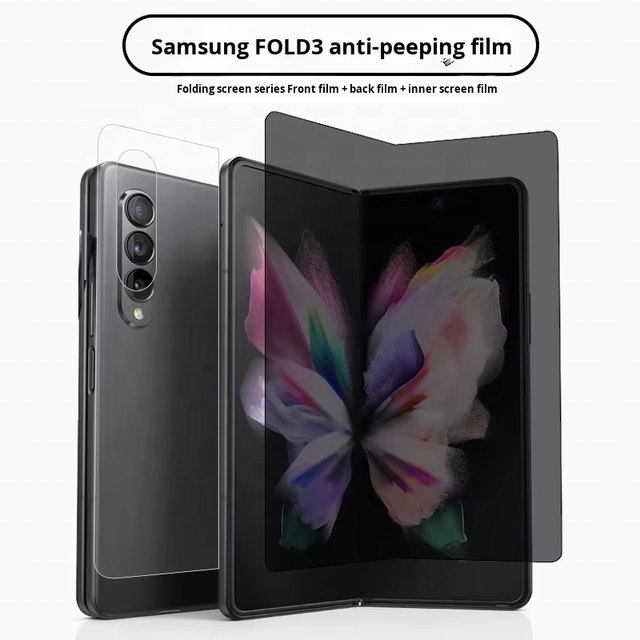 Wholesale TPU HD Clear Soft Hydrogel Film Anti-scratch Privacy Screen Protector for Samsung Fold Flip Z 3 4 5 6 7 Mobile Phones