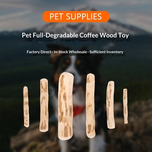 Juguete Masticable de Madera de Café para Perros, Palos de Madera Naturales y Duraderos, Palos de Hueso de Madera Real, Juguete Masticable Seguro para Limpieza Dental de Mascotas, para Cachorros en Crecimiento - Product Image 2