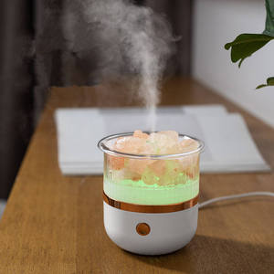 Diffusore di aromi in pietra salina 7 colori luce <span class=keywords><strong>ambiente</strong></span> diffusore di olio essenziale umidificatore d'aria macchina <span class=keywords><strong>per</strong></span> aromaterapia <span class=keywords><strong>per</strong></span> umidificatore domestico - Product Image 2