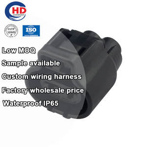 2 yollu otomatik kadın araba terminali soket kablo fiş TS187 fiş için radyatör fanı bağlayıcı 176146-2 90980-10928 - Product Image 1