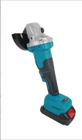 Meuleuse d'angle sans fil professionnelle JRXC 21V avec 2 batteries, moteur sans balais, interrupteur à gâchette, acier inoxydable, 5 pouces (125 mm) pour usage industriel et bricolage