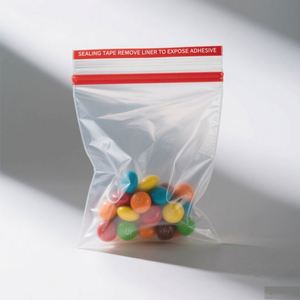 ถุงซิปล็อคพลาสติกใส LDPE สำหรับบรรจุภัณฑ์หมากฝรั่งและนม พิมพ์กราเวียร์ ขายตรงจากโรงงาน - Product Image 5