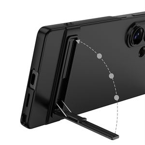 เคส PC สีด้านแบบเรียบ สำหรับ S24 S25 S26 Ultra พร้อมขาตั้ง ป้องกันการตกกระแทก สำหรับ S25 S26 Ultra - Product Image 4