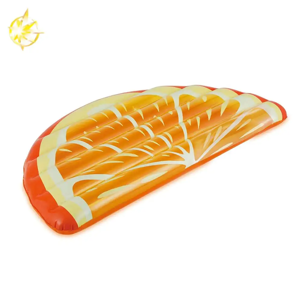 บิ๊กผลไม้พองส้ม Slice สระว่ายน้ำลอยสำหรับสระว่ายน้ำ