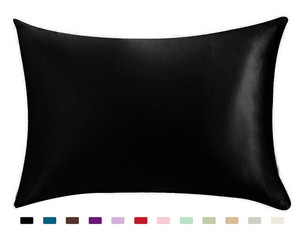 Imitation Silk Pillowcase Home Multicolor Ice Silk <strong>Pillow</strong> Case Zipper <strong>Pillow</strong> Cover <strong>Double</strong> Face Envelope Bedding <strong>Pillow</strong> Cover - Product Image 2