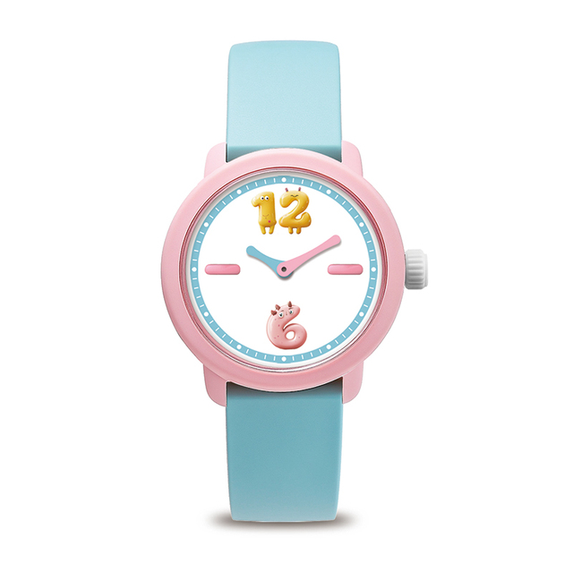 Custom Logo Cute Cartoon Pattern Silicone Strap Quartz Watch for Kids Present Unique Wristwatch Design