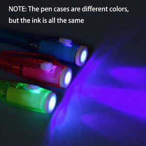 Zeamor Cheating New logo Custom Magical Led Toys Scroll Cheat Pens Uv Light <span class=keywords><strong>Invisible</strong></span> Spy Pen para niños Regalos Fiesta - Product Image 6