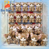 Usine de peluches certifiée CE CPC, peluches de chat personnalisées avec logo, 8-14 pouces, 10-35 cm, en gros, en stock, pour cadeaux d'enfants