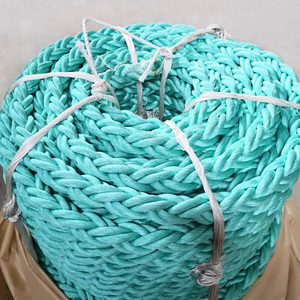 Corde en PP à 8 brins, très résistante, 300 m, grand rouleau, économique pour une utilisation industrielle, avec boucles aux deux extrémités - Product Image 4
