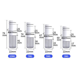 Botella Desechable de Doble Compartimento para Aceite, Suero, Agua y Polvo, Botella para Polvo Liofilizado, Botella con Gotero para Suero - Product Image 6