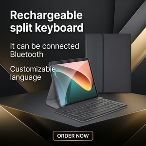 Nuevo Estuche con Teclado Inalámbrico Magnético Delgado y Desmontable Personalizable para Tablets <span class=keywords><strong>Redmi</strong></span> Pad 2 Pro de 12.1 Pulgadas para una Escritura Rápida - Product Image 5