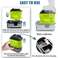 Adaptateur de batterie Li-ion RYB18MT pour batterie au lithium Ryo Bi 18V P107 P108 P109, conversion pour outils sans fil Ma Kita 18V en stock