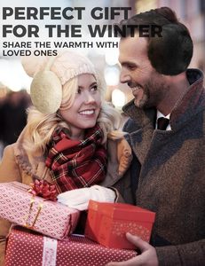 Winter Adjust Unisex Foldable Earmuffs Elegant Warm Plush Fluffy <b>Ear</b> Muff for Kids & Adults - Product Image 3