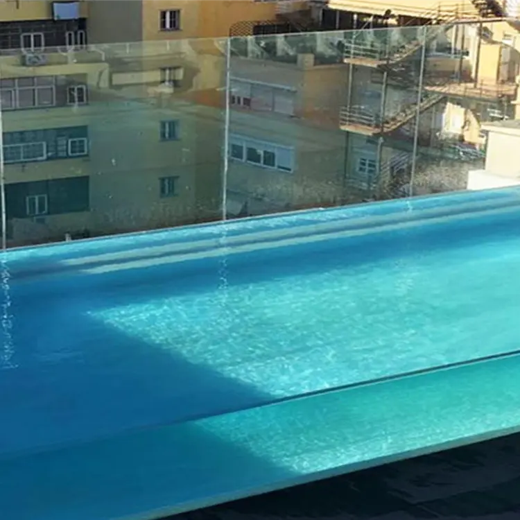 2020 sıcak satış yüksek kaliteli şeffaf büyük dökme akrilik levha yüzme havuzu