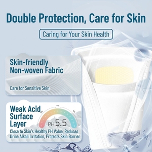 Serviettes d'incontinence pour hommes de grande taille, haute capacité, <span class=keywords><strong>protection</strong></span> robuste, technologie de contrôle des odeurs, en vrac - Product Image 3