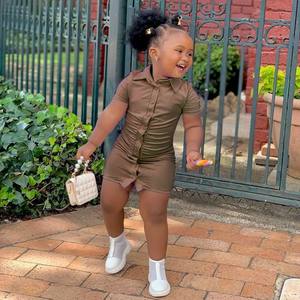 Girls Shirt Skirt 2022 Summer New Style Children Clothing <b>Toddler</b> Kids Wear - Product Image 1