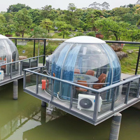 Casa Burbuja para Exteriores, Cabaña Transparente de Policarbonato para Resort y Parque de Vacaciones, Habitación con Vista a las Estrellas