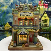 Décoration de Noël en céramique peinte à la main de qualité export pour l'architecture européenne et les paysages domestiques – Commerce extérieur