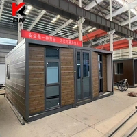 Petite Maison Mobile Maisons Préfabriquées Pliantes 4 Chambres 20 pieds 40 pieds Maison de Conteneur Extensible de Luxe