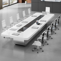 Mobilier de bureau Ensemble de bureau Table de bureau pour salle de conférence Table de réunion Tables de conférence modernes