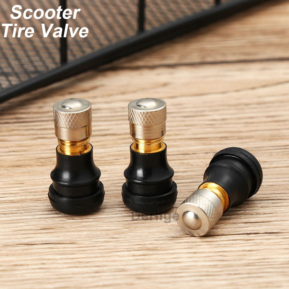 EMagTech 4PCS Scooter Tubeless Valves & 2PCS Valve Stem Extenders