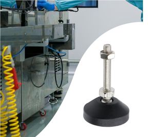 مسامير سيليكون لدعم القدم من النايلون قابلة للتعديل ، مسامير تثبيت التسوية ، قاعدة تثبيت الانزلاق ، تسوية أثاث القدمين - Product Image 5