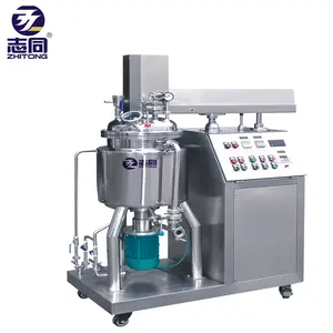 BB cream, make up cosmetic making manufacturing vacuum homogenizing emulsifier mixer machine equipment
