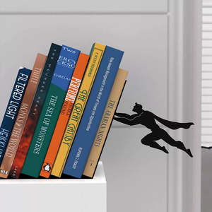 Popular Super Hero Book Holder Creative Cartoon Characters Hidden Magnetic Metal <strong>Bookends</strong> for Bookshelf - Product Image 4