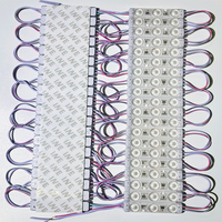Module LED à haute luminosité 1,5 W, garantie 5 ans, éclairage par injection ultrasonique, modules LED 12 V pour rétroéclairage de panneaux publicitaires