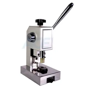 Mesin Punching Pemotong Sel Koin Manual Presisi Tinggi Laboratorium untuk Pemotongan Elektroda CR2032 CR2025 CR2016