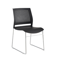 Chaises de salle à manger empilables modernes de haute qualité en plastique coloré pour cuisine café extérieur et école de fournisseur de confiance