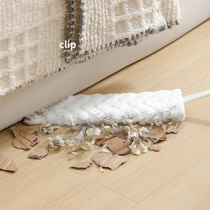 F5166 बिस्तर के नीचे सोफे अंतर धूल क्लीनर 71 सेमी लंबा हैंडल डिस्पोजेबल माइक्रोफाइबर डस्टर - Product Image 1